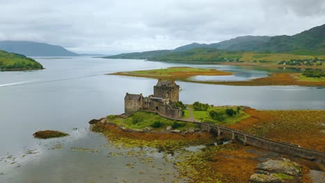 famous castle eilean donan in scotland