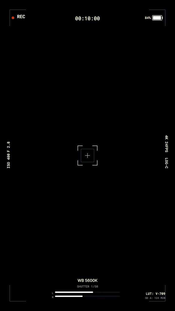 Digital Camera Recording Interface Overlay