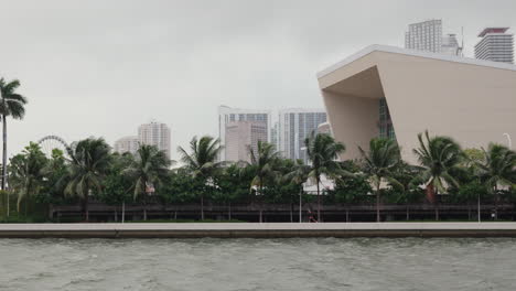 miami waterfront cityscape with modern architecture