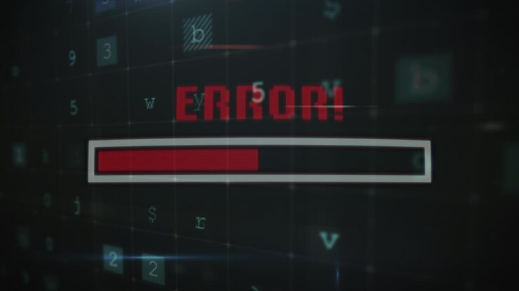 Animation of words flashing on black background