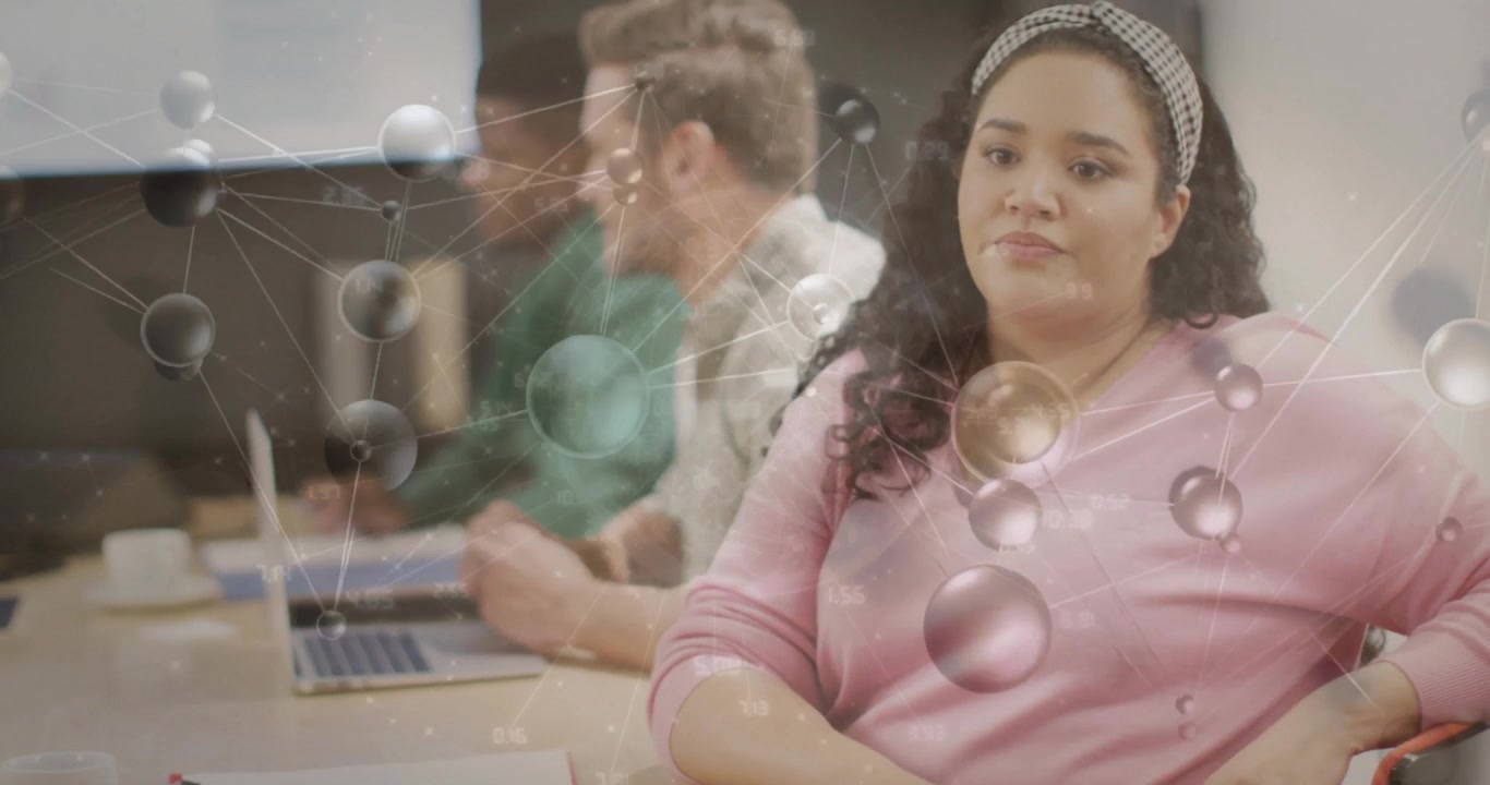 Young Woman Participating in a Collaborative Business Meeting