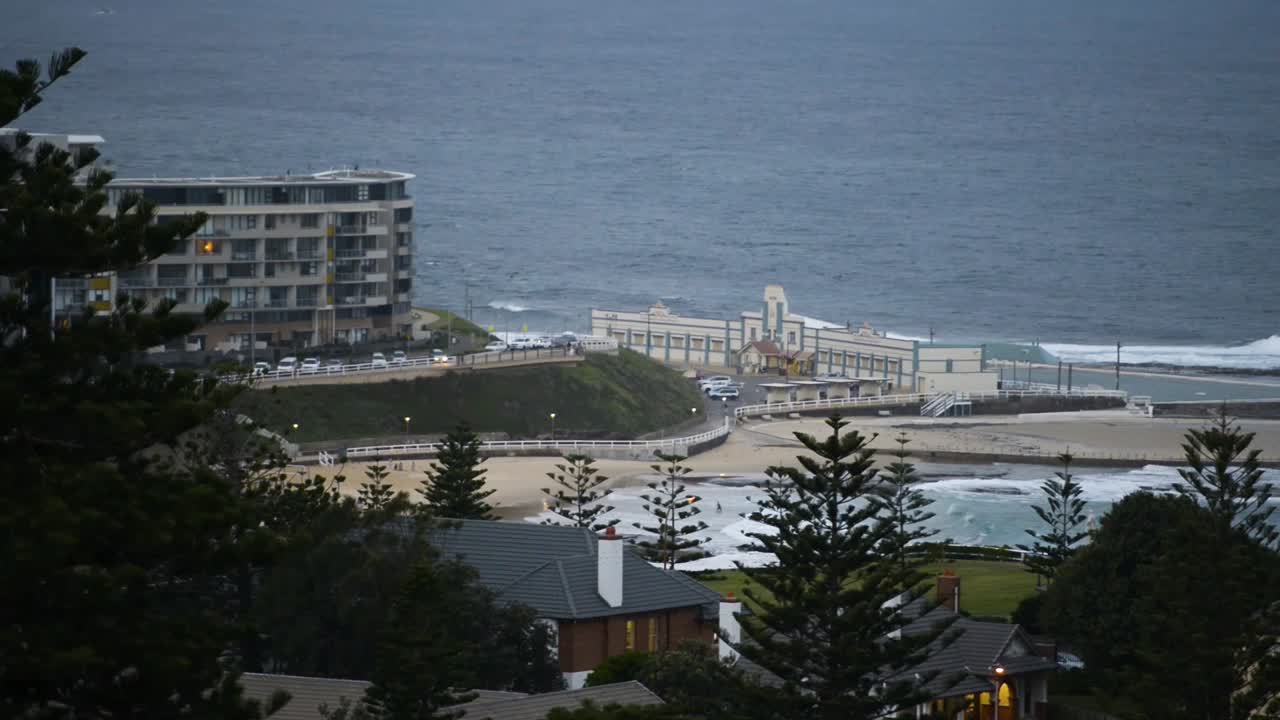Newcastle ocean baths, Newcastle, NSW, Australia