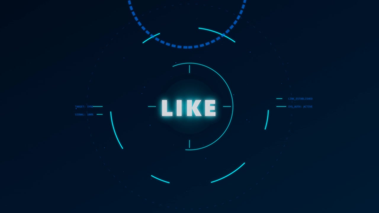 Digital Interface Displaying Like Button Concept