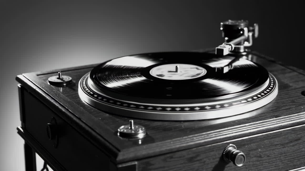 빈티지 레코드 플레이어