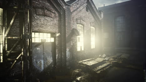 old-dark-factory-warehouse-alley-at-night