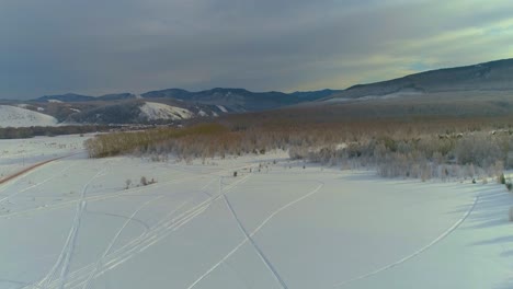 Winterlandschaft-In-Den-Sibirischen-Bergen