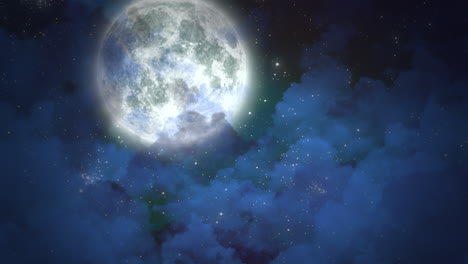 White-big-moon-and-mystical-blue-cloud