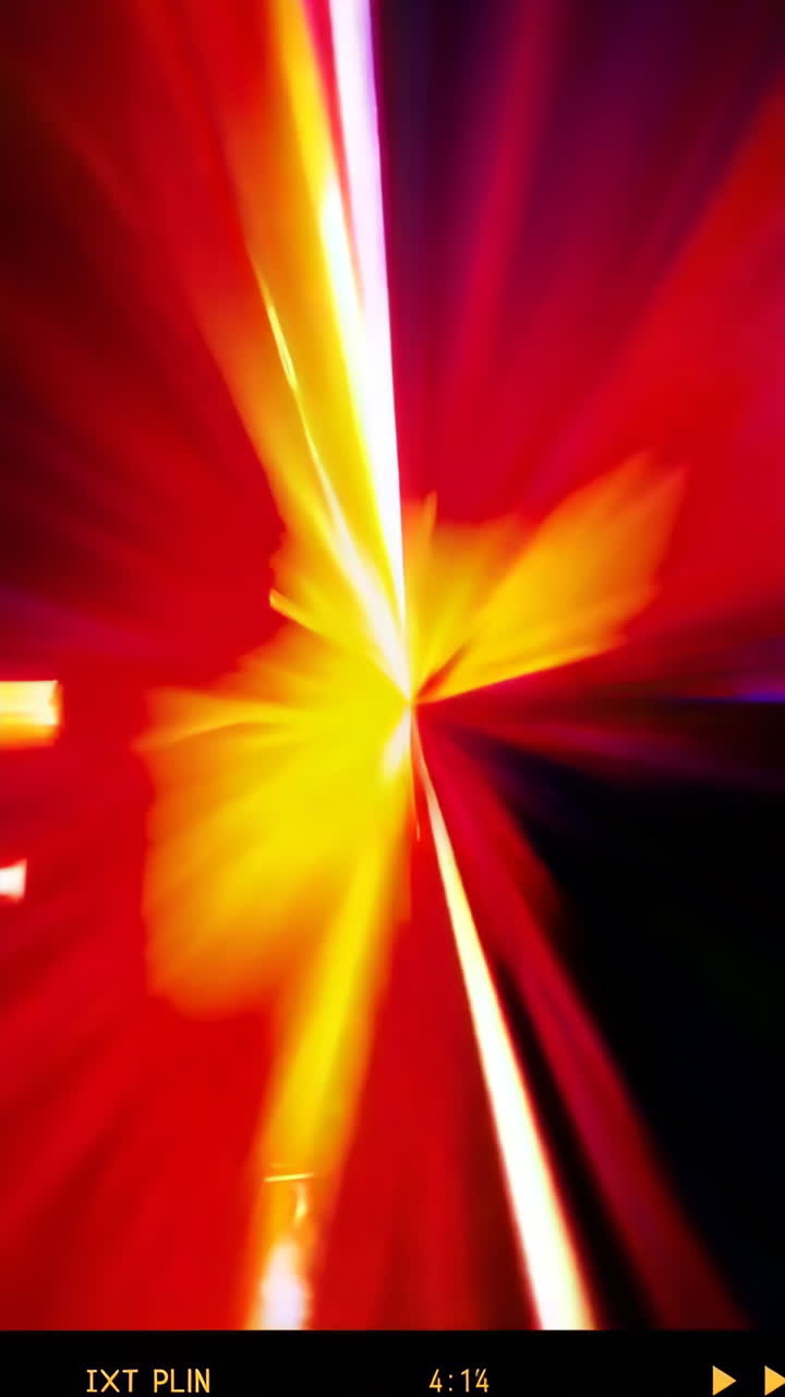 Dynamic Light Streaks and Abstract Human Forms