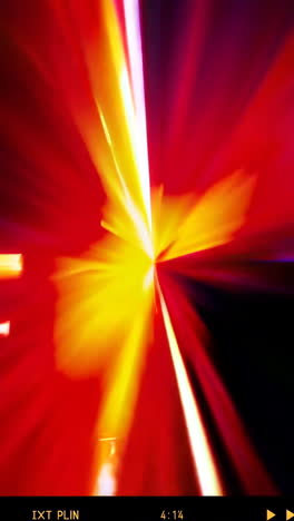 dynamic light streaks and abstract human forms