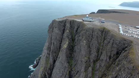 Cabo-Norte-(Nordkapp)-En-El-Norte-De-Noruega.