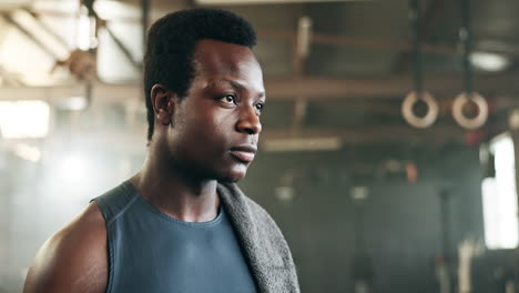 Smile,-fitness-and-face-of-black-man-at-a-gym