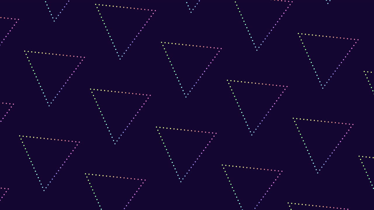 추상 다채로운 삼각형 패턴