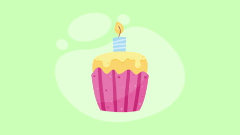 cute birthday cupcake