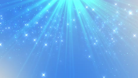 abstract 4k blue shining glitter particles bokeh cyberspace technology digital animation new motion