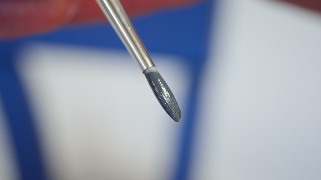 Close-up of a paint brush