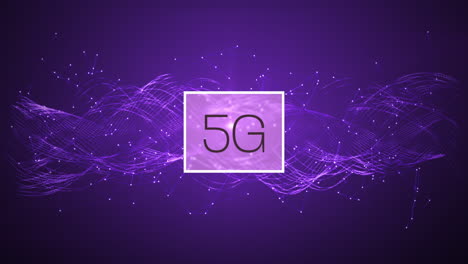 tecnología 5g animación 4k
