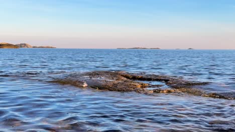 peaceful scene from the southern coast of norway with a 4k looping video