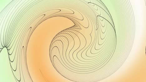 abstract geometric twisted line morphing and rotation animation. geometric swirl abstract line.