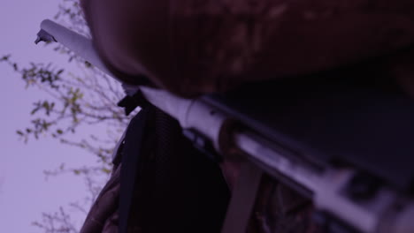 shot of a rifle