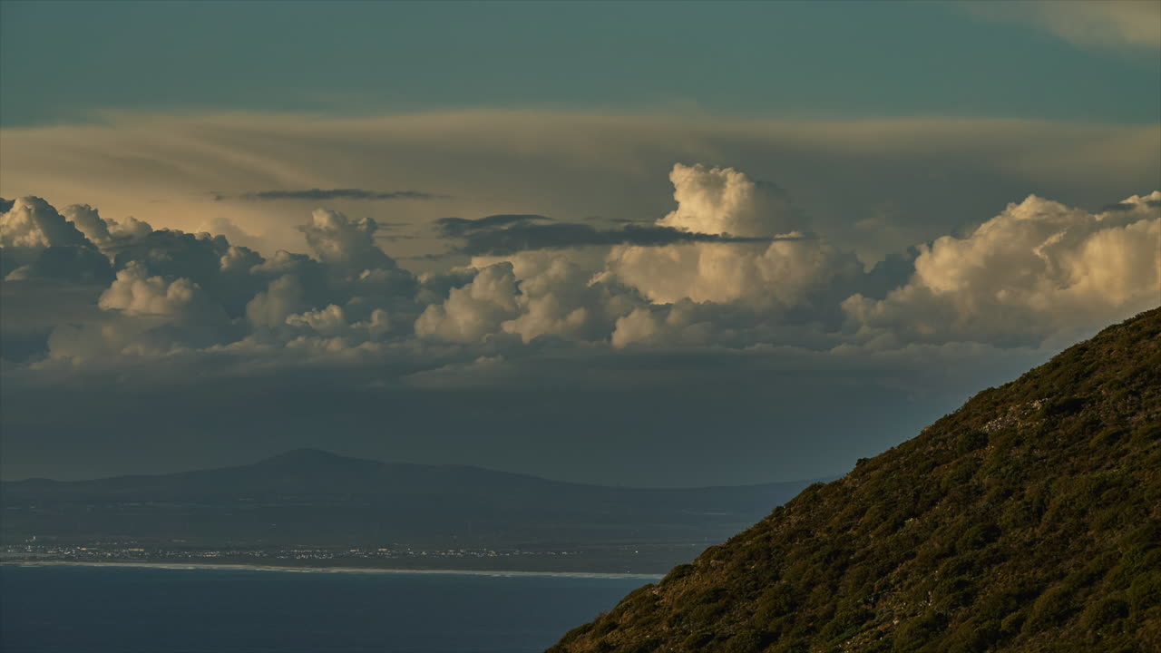 lapso de tiempo de nubes de ciudad del cabo