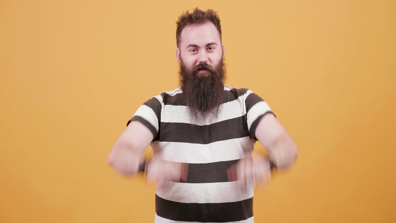 수염이 있는 남자