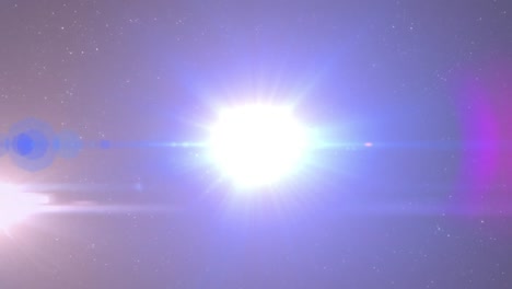 animación de puntos de luz sobre un fondo negro