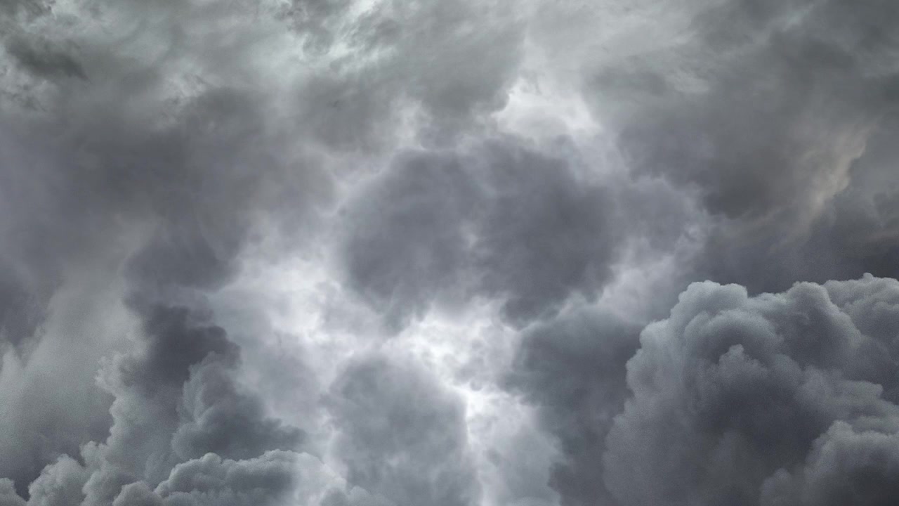 Stock Footage of an Intense Thunderstorm.