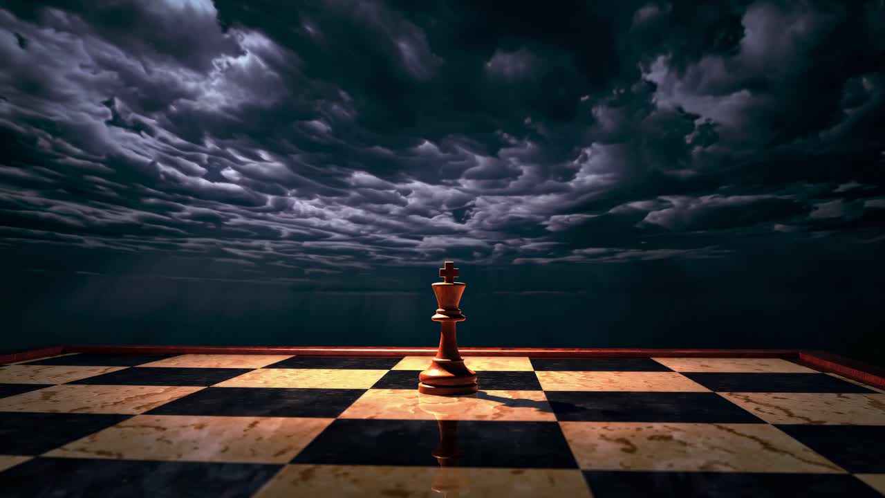 King Under Stormy Skies