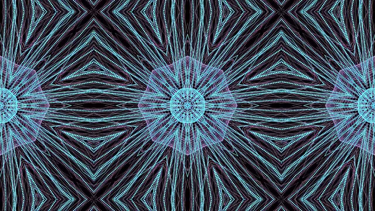 patrón geométrico abstracto redondo. el mandala.