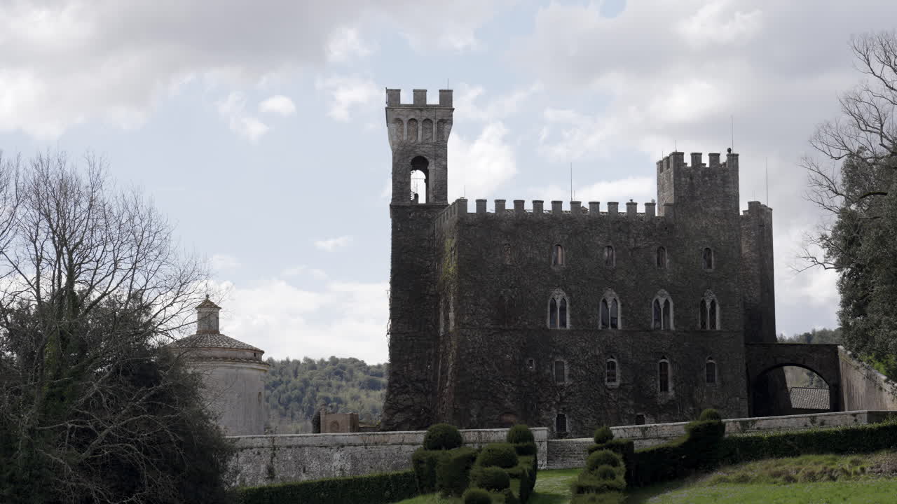 Ancient Stone Castle in Italy