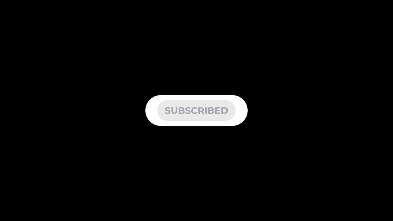 Animated Mouse Cursor Clicks Subscribe Button and Changes to Subscribed
