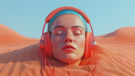 ancient-stone-heads-in-dystopian-desert-setting-wearing-headphones-made-with-generative-art