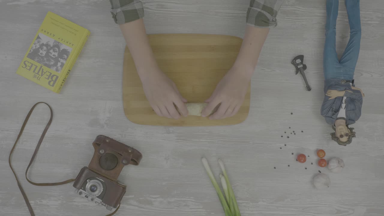 haciendo un sándwich de los beatles