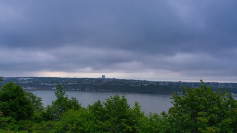 Zeitraffer-Des-Sonnenaufgangs-Auf-Levis-Quebec