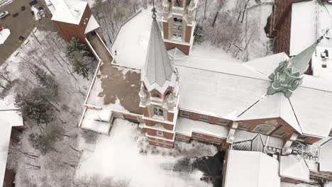 Cinematic-Aerial-View-of-Historic-Holy-Hill