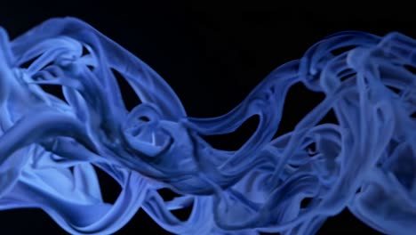 flujo de líquido azul abstracto
