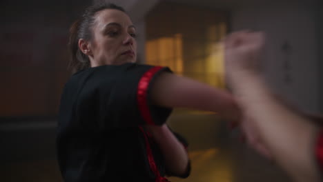 martial arts training session