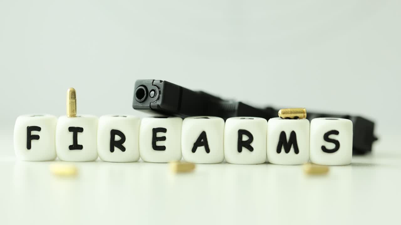 Firearms with gun and ammunition