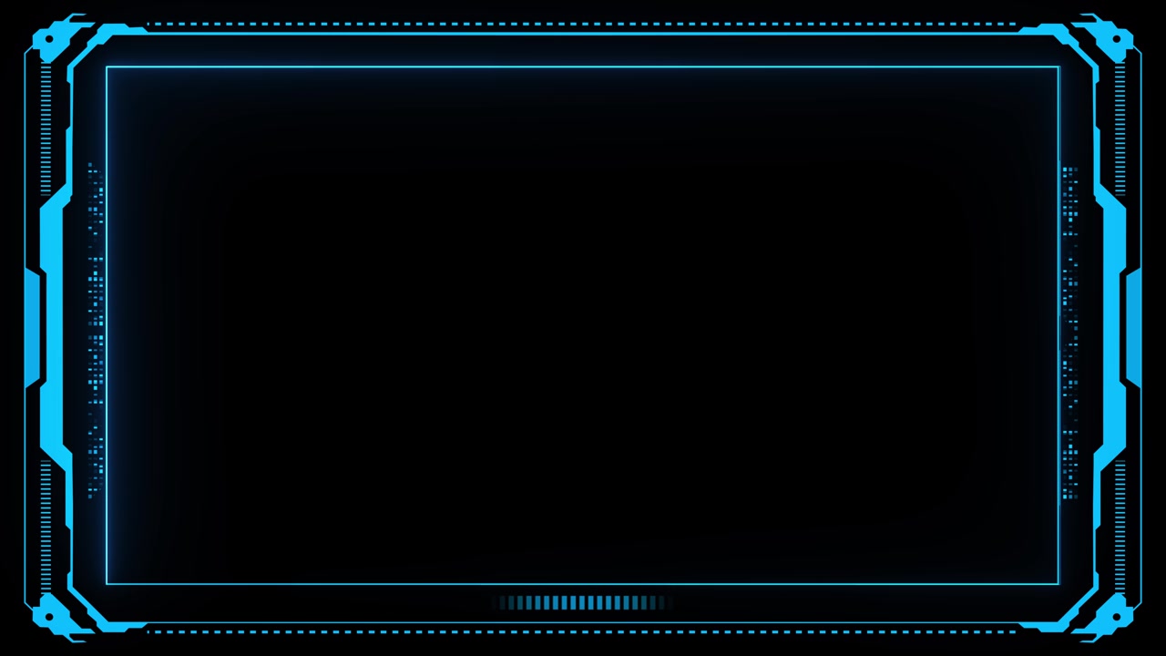 Hud frame digital technology scifi frame interface hud concept design of frame with brackets