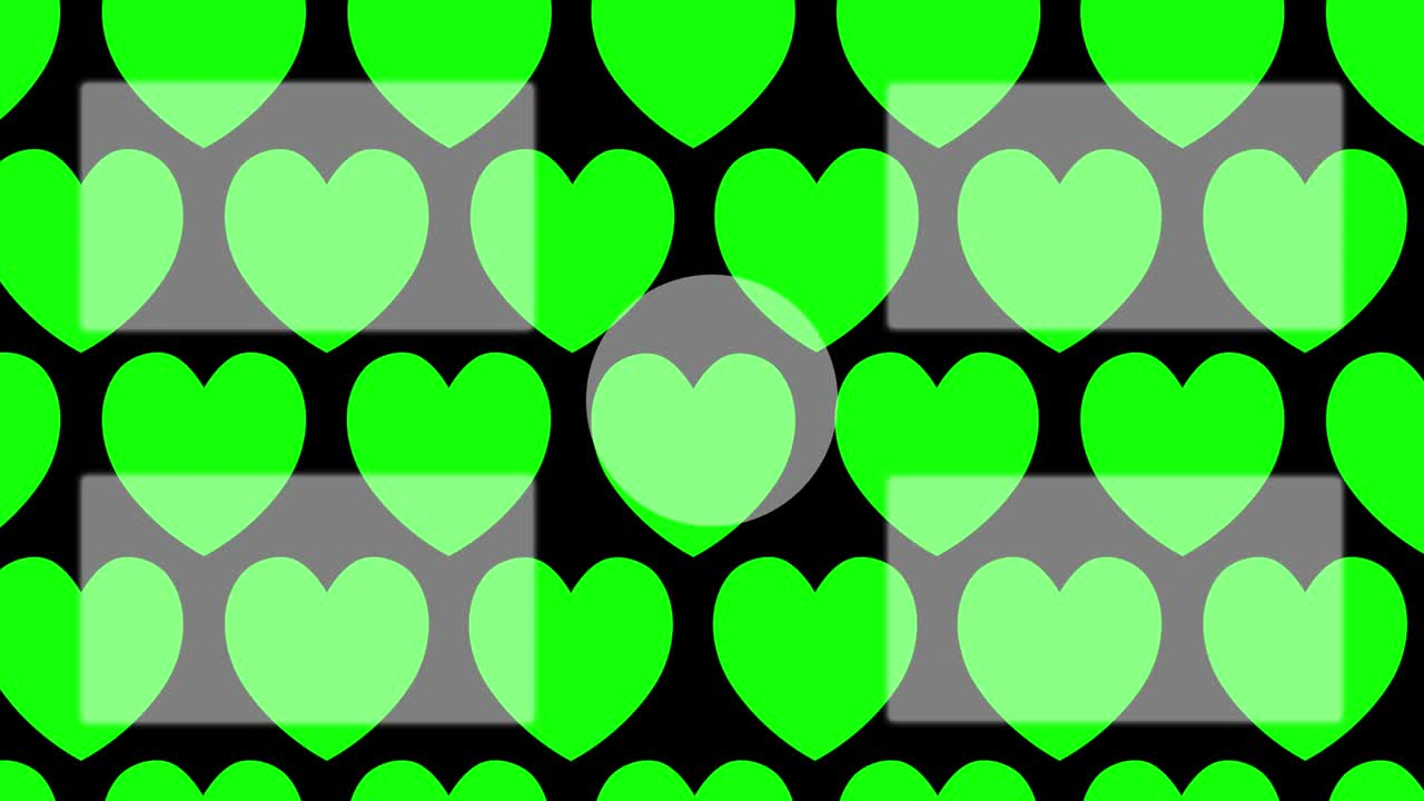 간단한 심장 움직임 엔드 카드 엔딩 스크린 모션 그래픽