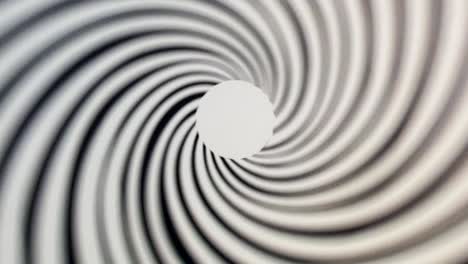black white round abstract vortex hypnotic spiral. optical illusion spiral . volute, concentric lines, circular, rotating background.