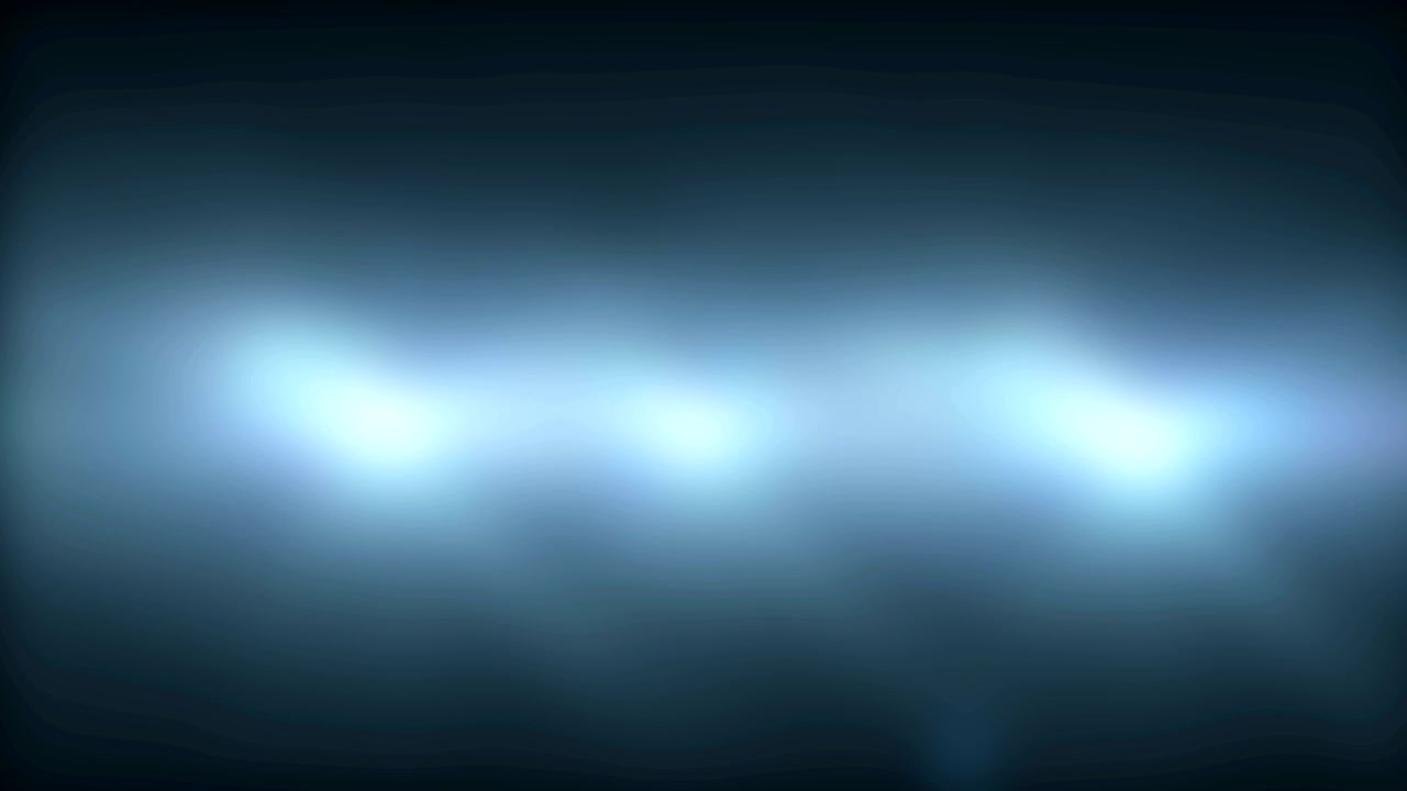 Light flash on the full screen white transition on a black background
