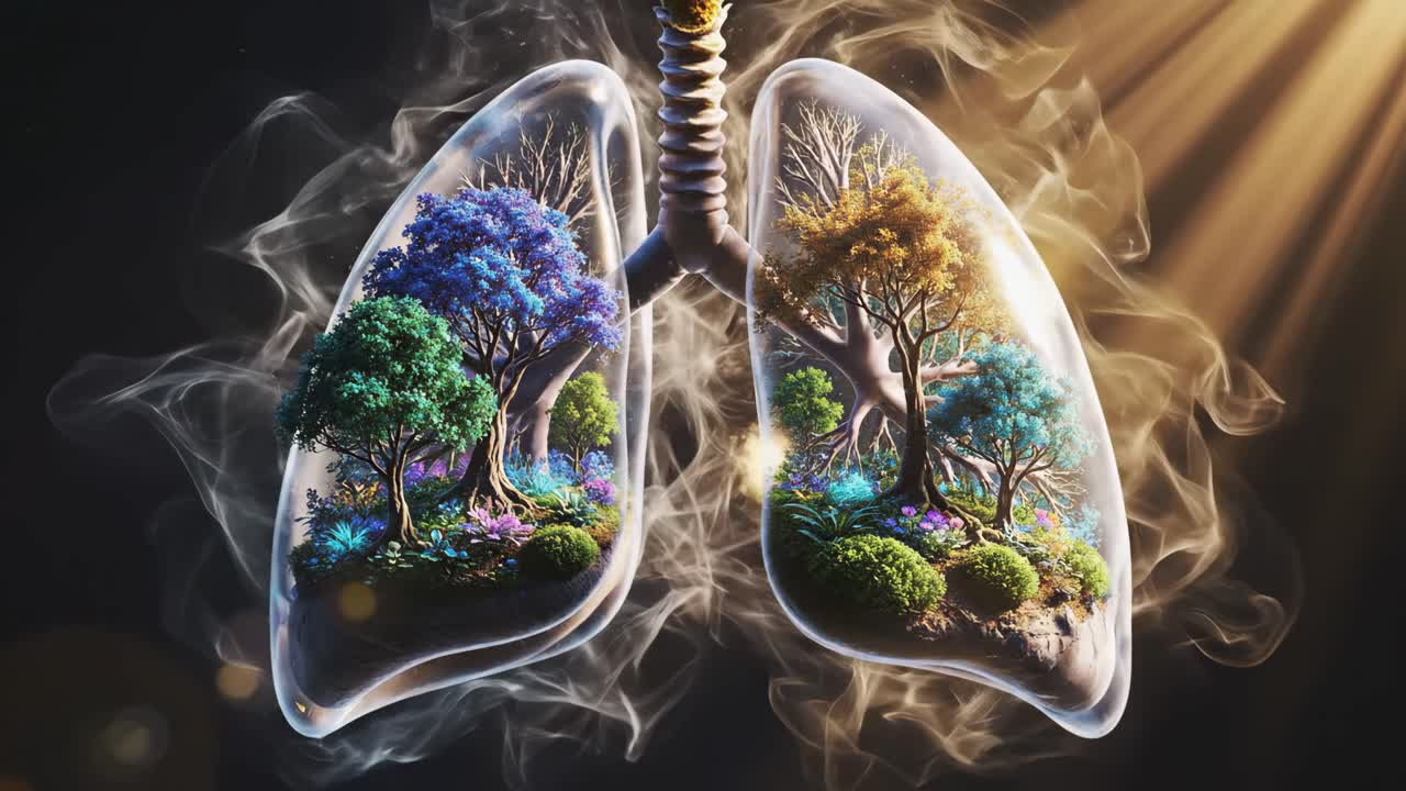 Lungs as Trees: A Conceptual Illustration of Respiratory Health