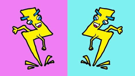 kids drawing pop art seamless background with theme of lightning