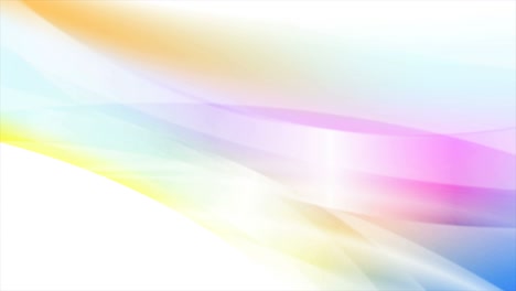 colorful glossy stripes and waves abstract motion background