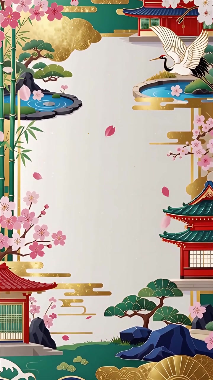 Sfondo Animato Cultura Giapponese 4K