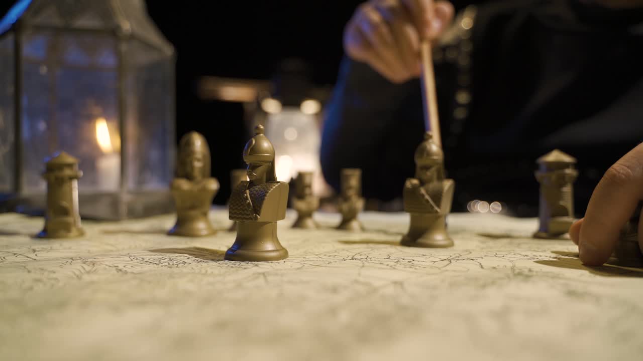 War strategies in historical events.Commander's plans.