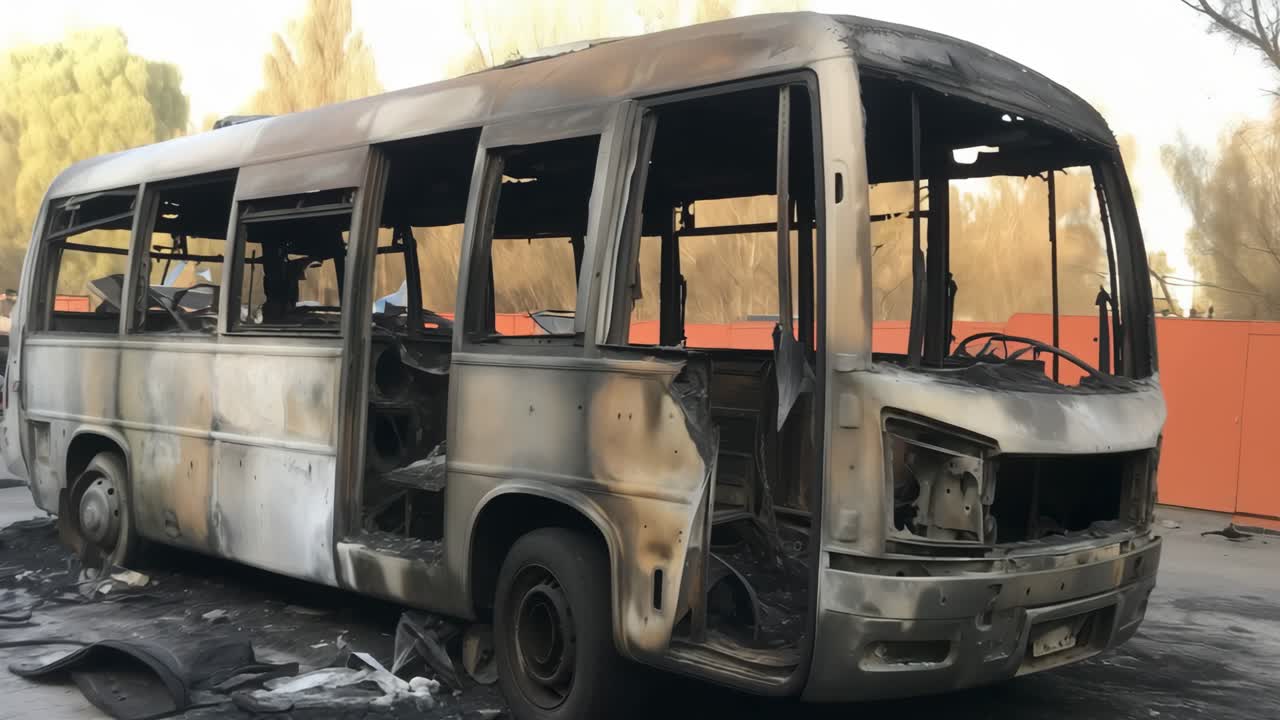 Burnt Out Bus
