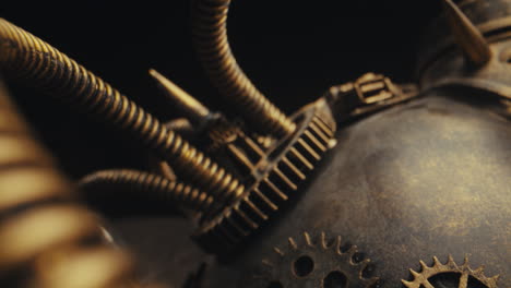 steampunk mechanical detail