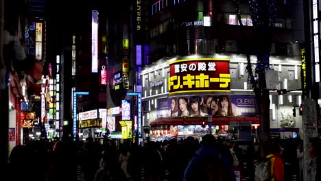 vibrant urban scene with changing lights and movement